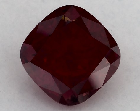 IGI 1.62 Carat Fancy Red-VS1 Cushion Modified Cut Lab-Grown Diamond